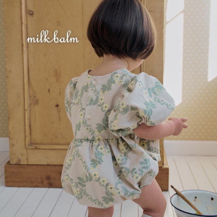 Milk Balm - Korean Baby Fashion - #babywear - Rosa Embroidery Suit - 11