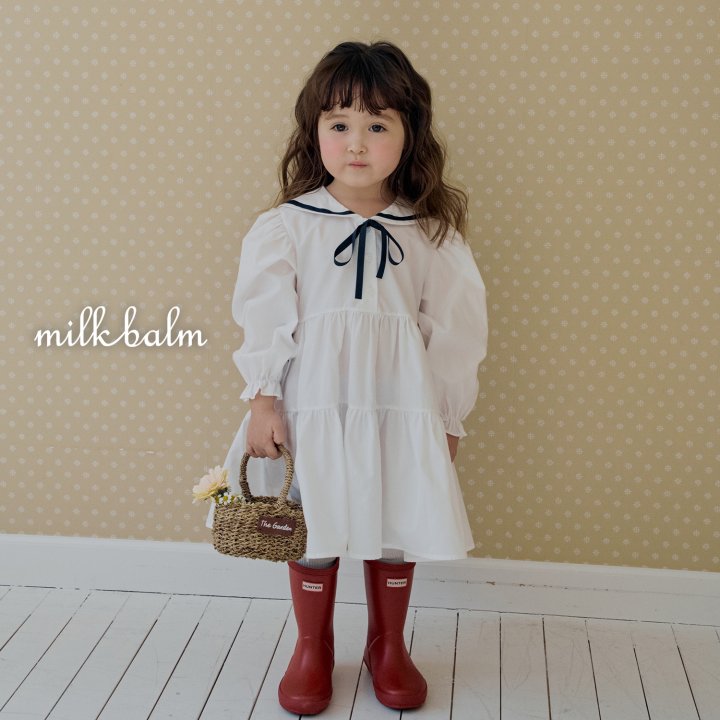 Milk Balm - Korean Baby Fashion - #onlinebabyboutique - Anna Tiered One-piece