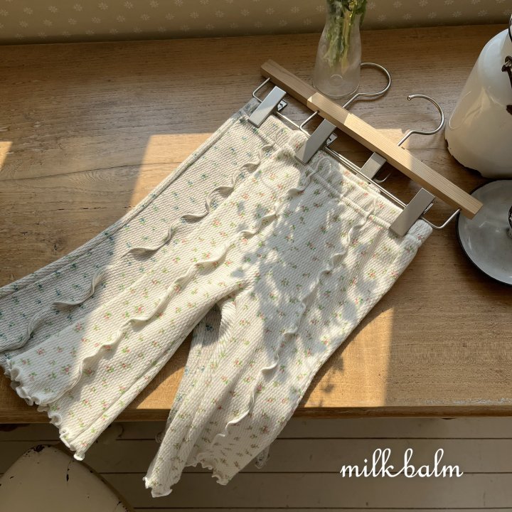Milk Balm - Korean Baby Fashion - #onlinebabyshop - Pintuck Floral Pants - 5