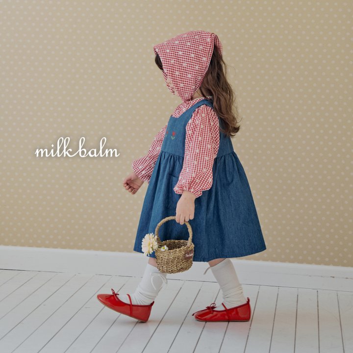 Milk Balm - Korean Baby Fashion - #onlinebabyshop - Tulip Denim One-piece - 6