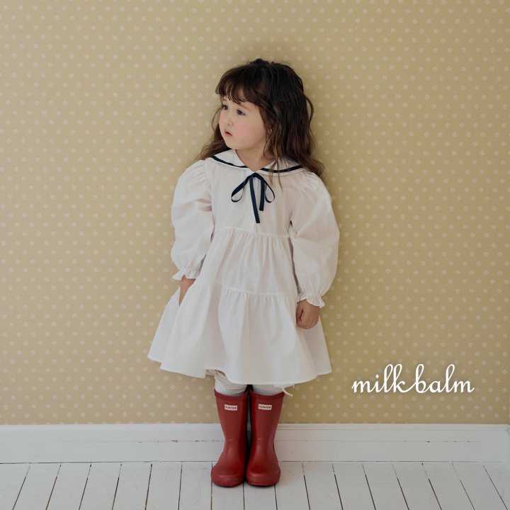 Milk Balm - Korean Baby Fashion - #onlinebabyshop - Anna Tiered One-piece - 2