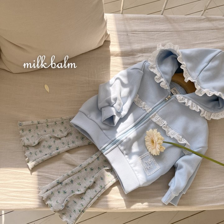 Milk Balm - Korean Baby Fashion - #smilingbaby - Pintuck Floral Pants - 6