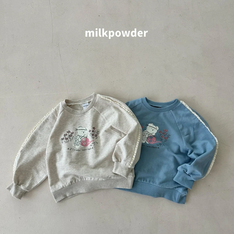 Milk Powder - Korean Children Fashion - #Kfashion4kids - Flower Shop Sweatshirt - 10
