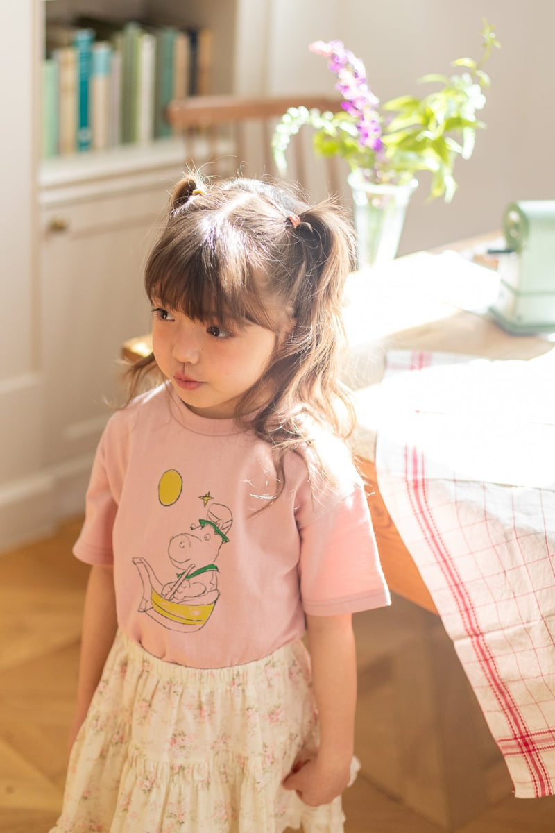 Milk Powder - Korean Children Fashion - #childofig - Hippo Tee - 2