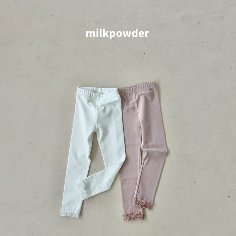 Milk Powder - Korean Children Fashion - #childofig - Lace Leggings