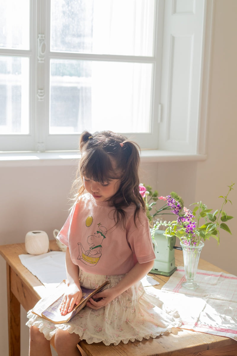 Milk Powder - Korean Children Fashion - #childofig - Hippo Tee - 4