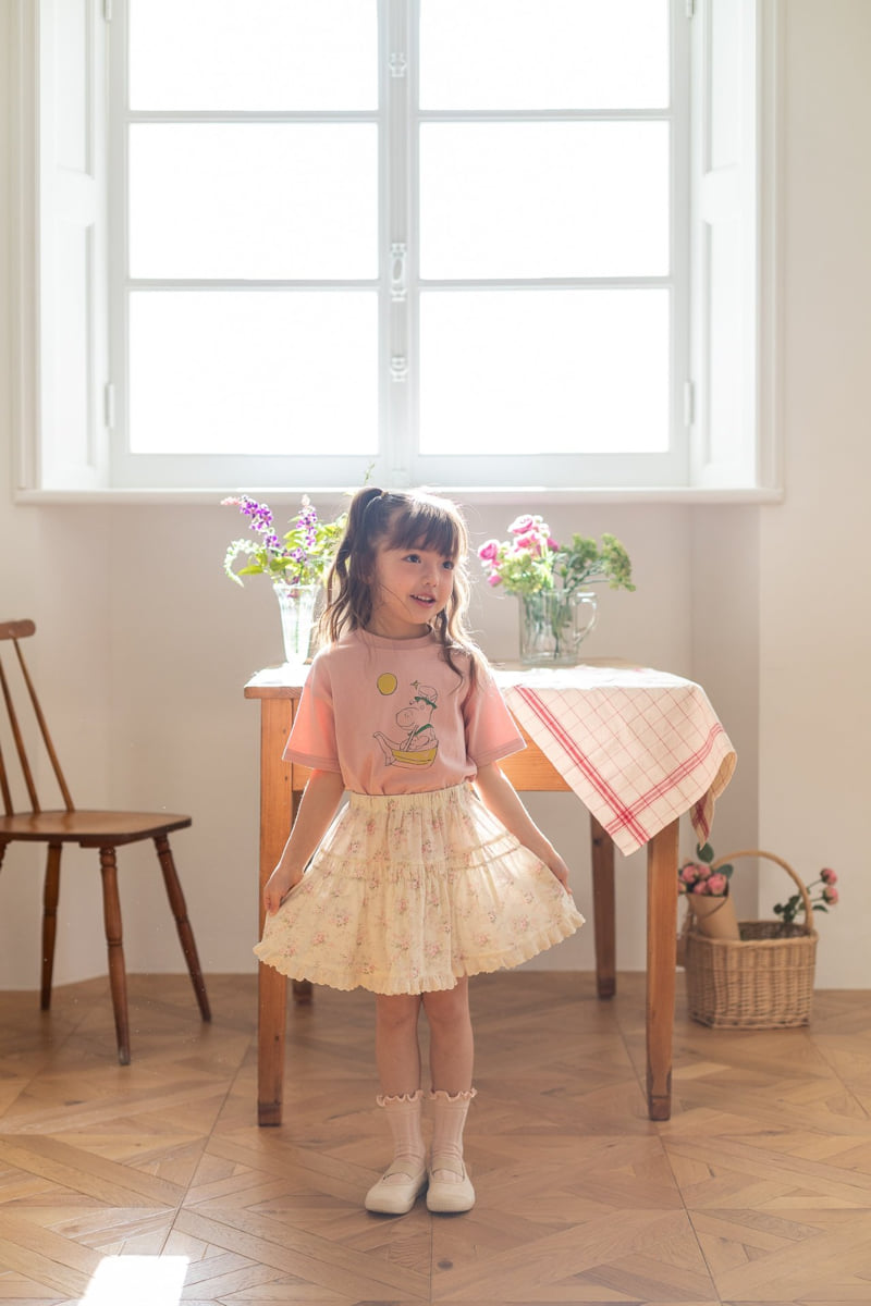 Milk Powder - Korean Children Fashion - #designkidswear - Hippo Tee - 5