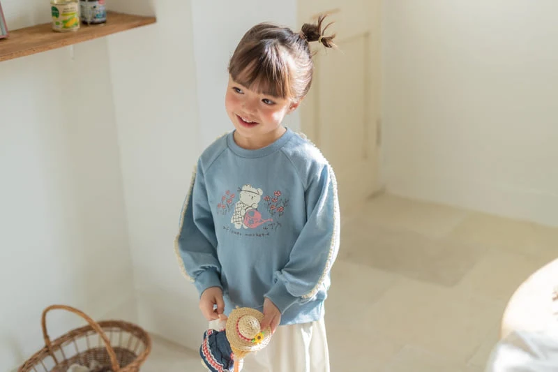 Milk Powder - Korean Children Fashion - #discoveringself - Flower Shop Sweatshirt - 5