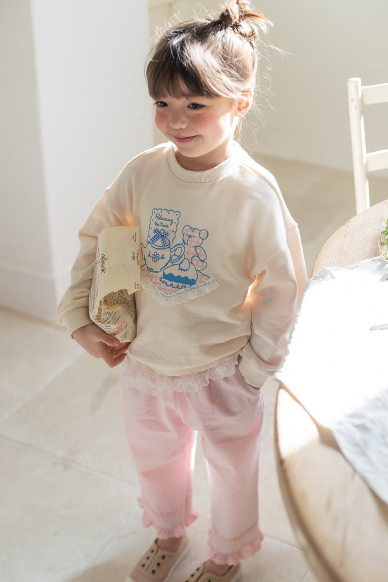Milk Powder - Korean Children Fashion - #kidsshorts - Tea Time Sweatshirt - 11