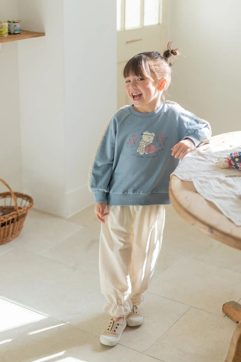 Milk Powder - Korean Children Fashion - #kidsstore - Flower Shop Sweatshirt - 8