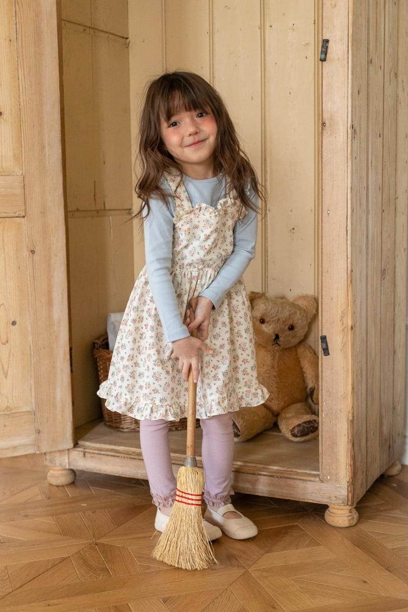 Milk Powder - Korean Children Fashion - #kidsstore - Lace Leggings - 7