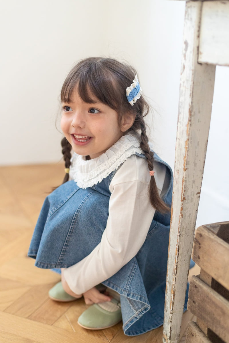 Milk Powder - Korean Children Fashion - #littlefashionista - Oz Denim One-piece - 6