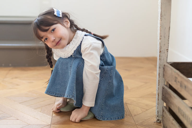 Milk Powder - Korean Children Fashion - #magicofchildhood - Oz Denim One-piece - 7