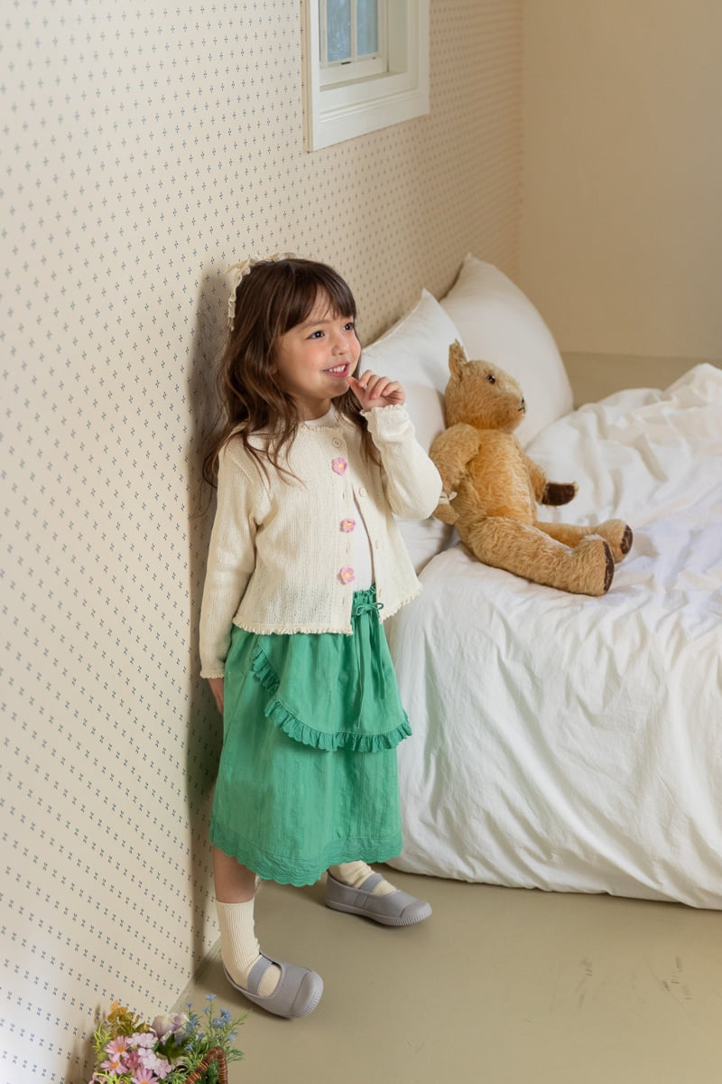 Milk Powder - Korean Children Fashion - #littlefashionista - Olive Skirt - 4