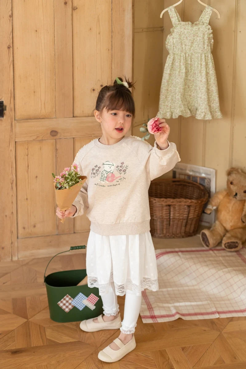 Milk Powder - Korean Children Fashion - #magicofchildhood - Flower Shop Sweatshirt - 12