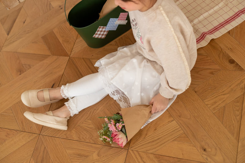 Milk Powder - Korean Children Fashion - #magicofchildhood - Lace Leggings - 11