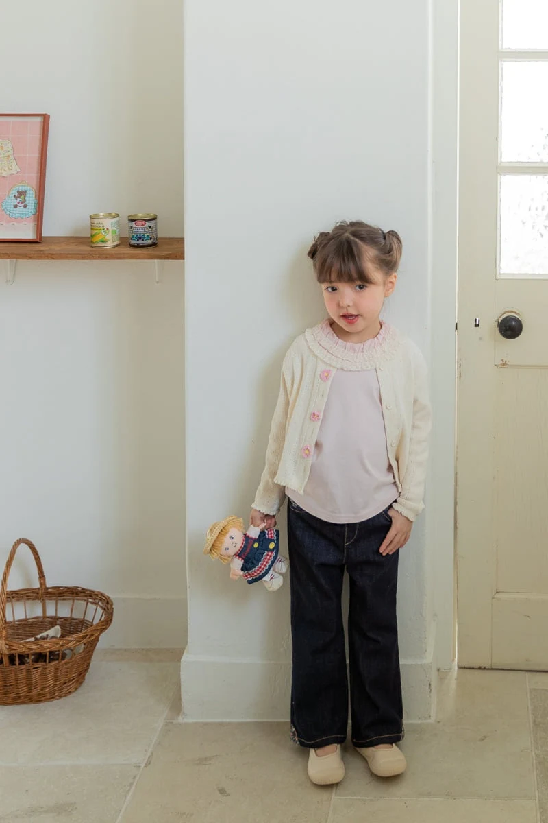 Milk Powder - Korean Children Fashion - #toddlerclothing - Denim Pants - 4