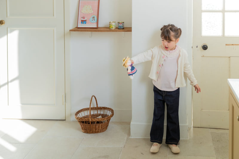 Milk Powder - Korean Children Fashion - #todddlerfashion - Denim Pants - 2