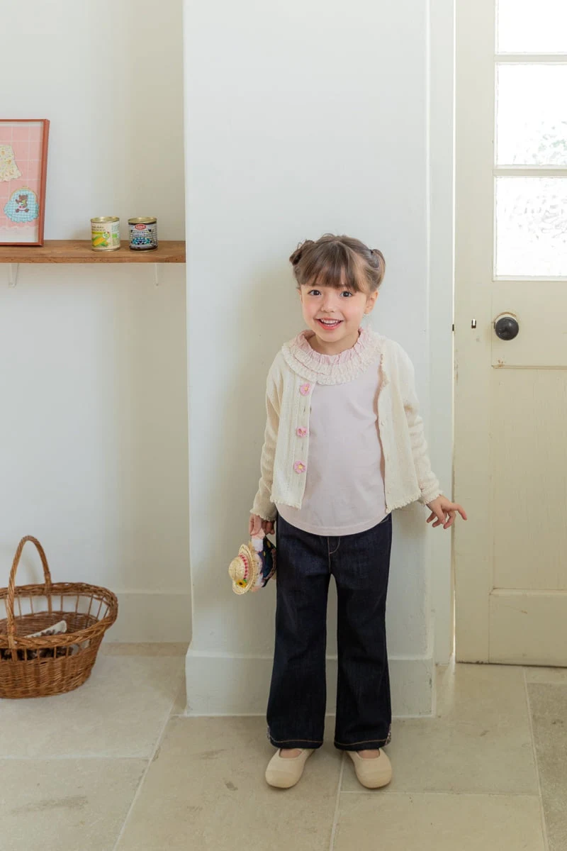 Milk Powder - Korean Children Fashion - #toddlerclothing - Denim Pants - 3