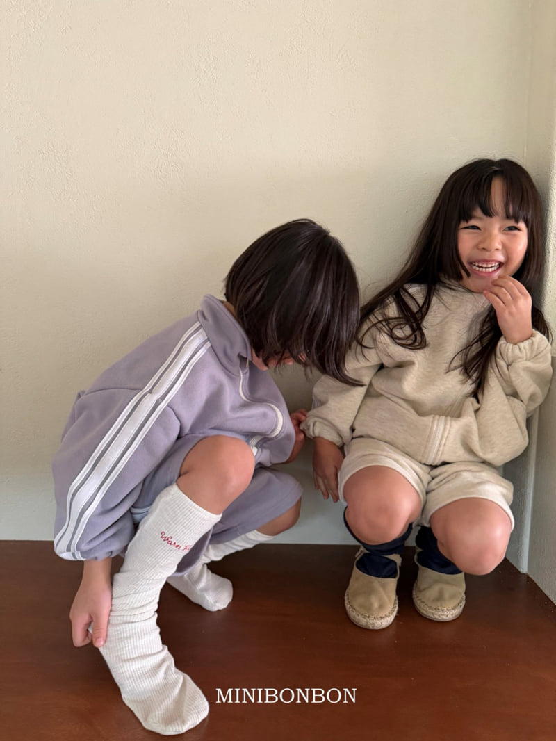 Mini Bongbong - Korean Children Fashion - #Kfashion4kids - Track Zip-up - 5