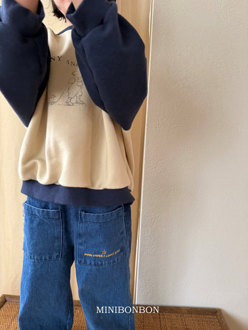 Mini Bongbong - Korean Children Fashion - #childofig - Lucky Star Denim Pants - 10