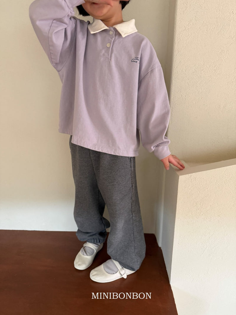 Mini Bongbong - Korean Children Fashion - #designkidswear - Americana Collar Tee - 7