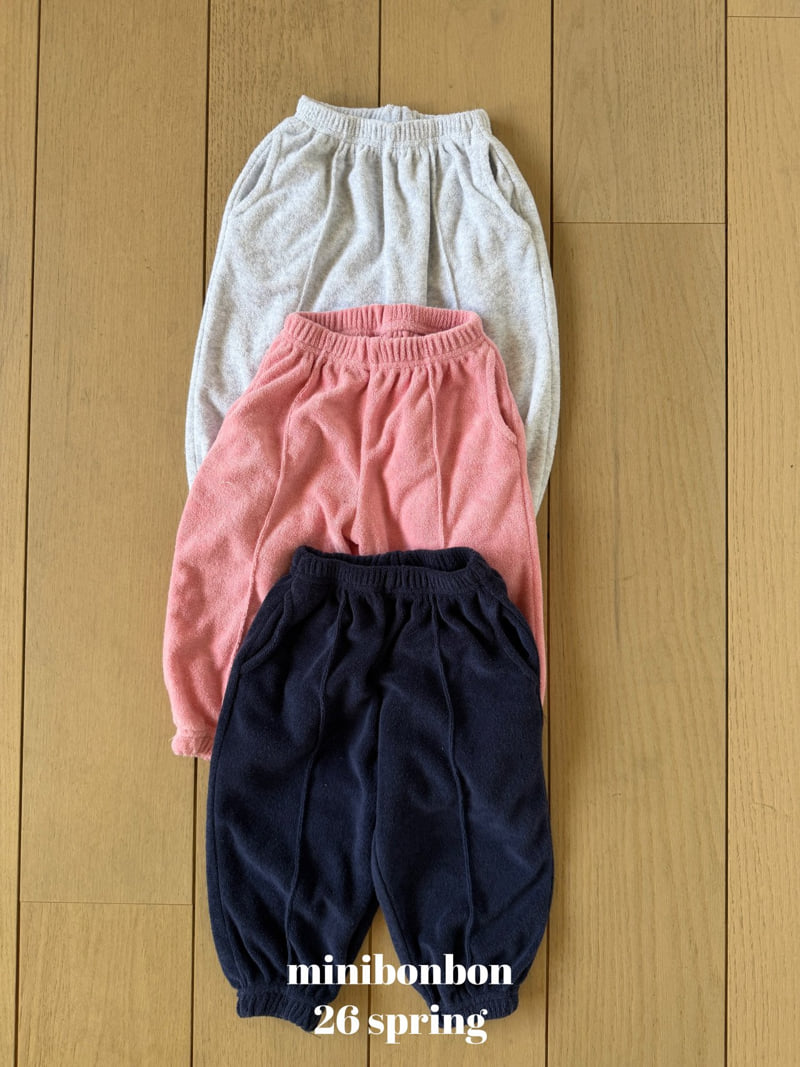 Mini Bongbong - Korean Children Fashion - #designkidswear - Terry Terry Pants