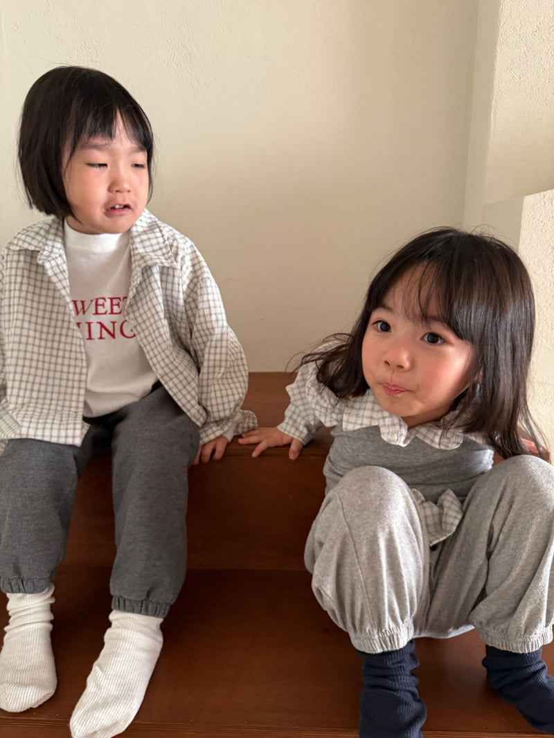 Mini Bongbong - Korean Children Fashion - #discoveringself - Omok Shirt - 7