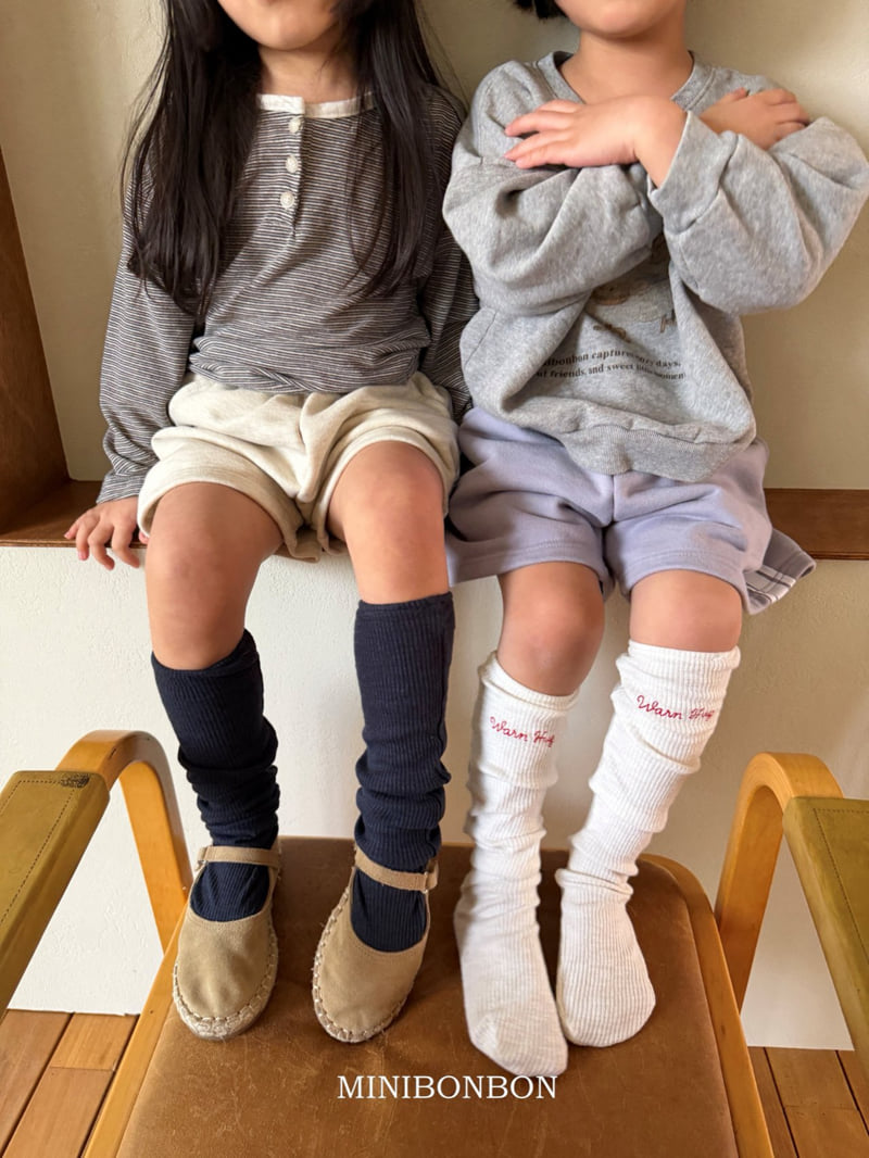 Mini Bongbong - Korean Children Fashion - #discoveringself - Line Shorts - 7