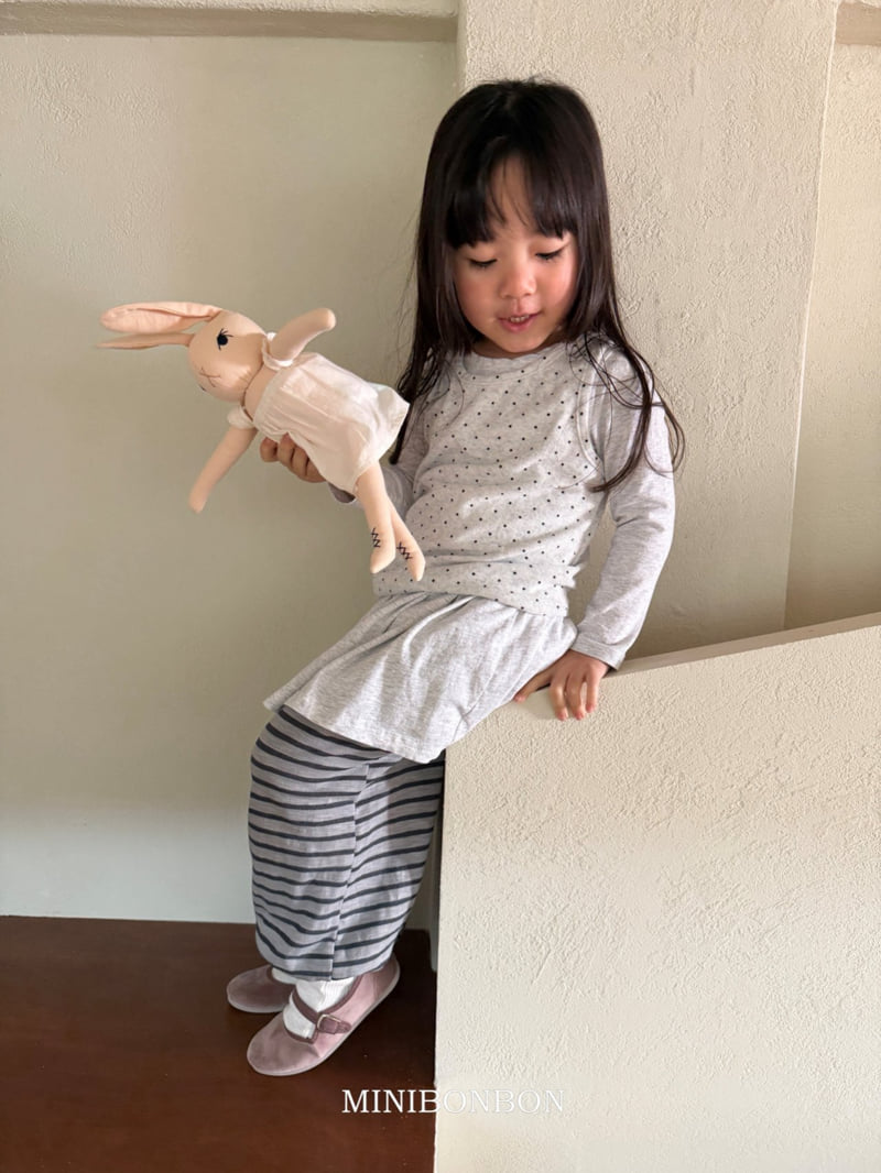 Mini Bongbong - Korean Children Fashion - #discoveringself - Round Eye Sleeveless Top - 6