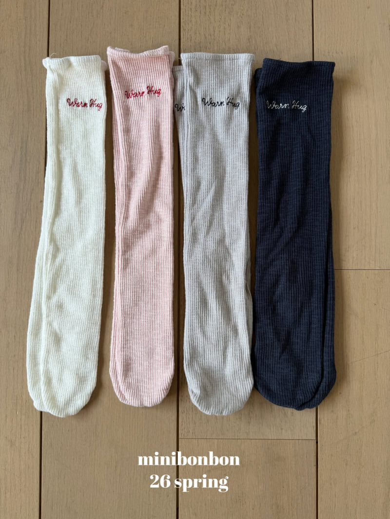 Mini Bongbong - Korean Children Fashion - #discoveringself - Hug Ribbed Socks
