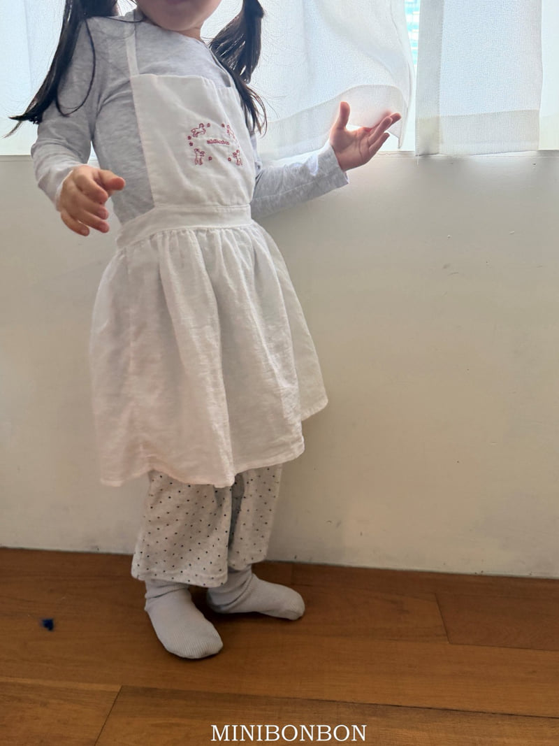 Mini Bongbong - Korean Children Fashion - #kidsshorts - Pony Apron - 5