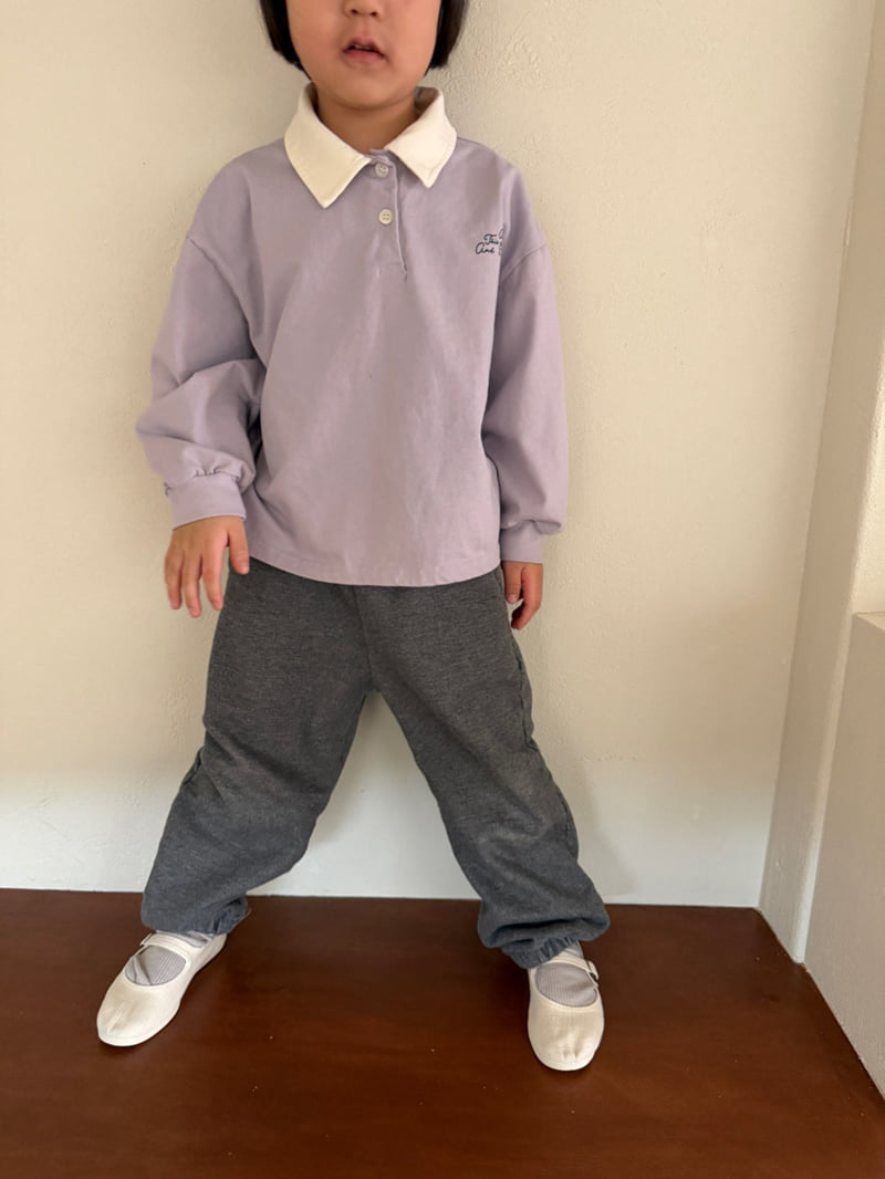 Mini Bongbong - Korean Children Fashion - #kidzfashiontrend - Americana Collar Tee - 12
