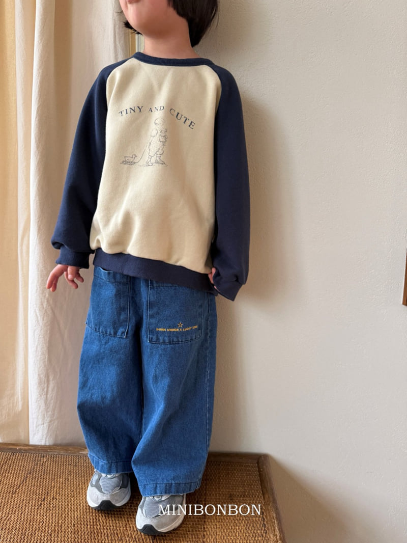 Mini Bongbong - Korean Children Fashion - #kidzfashiontrend - Lucky Star Denim Pants - 3