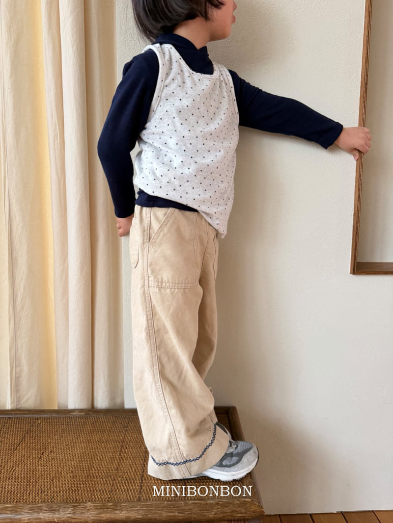 Mini Bongbong - Korean Children Fashion - #kidzfashiontrend - Round Eye Sleeveless Top - 10