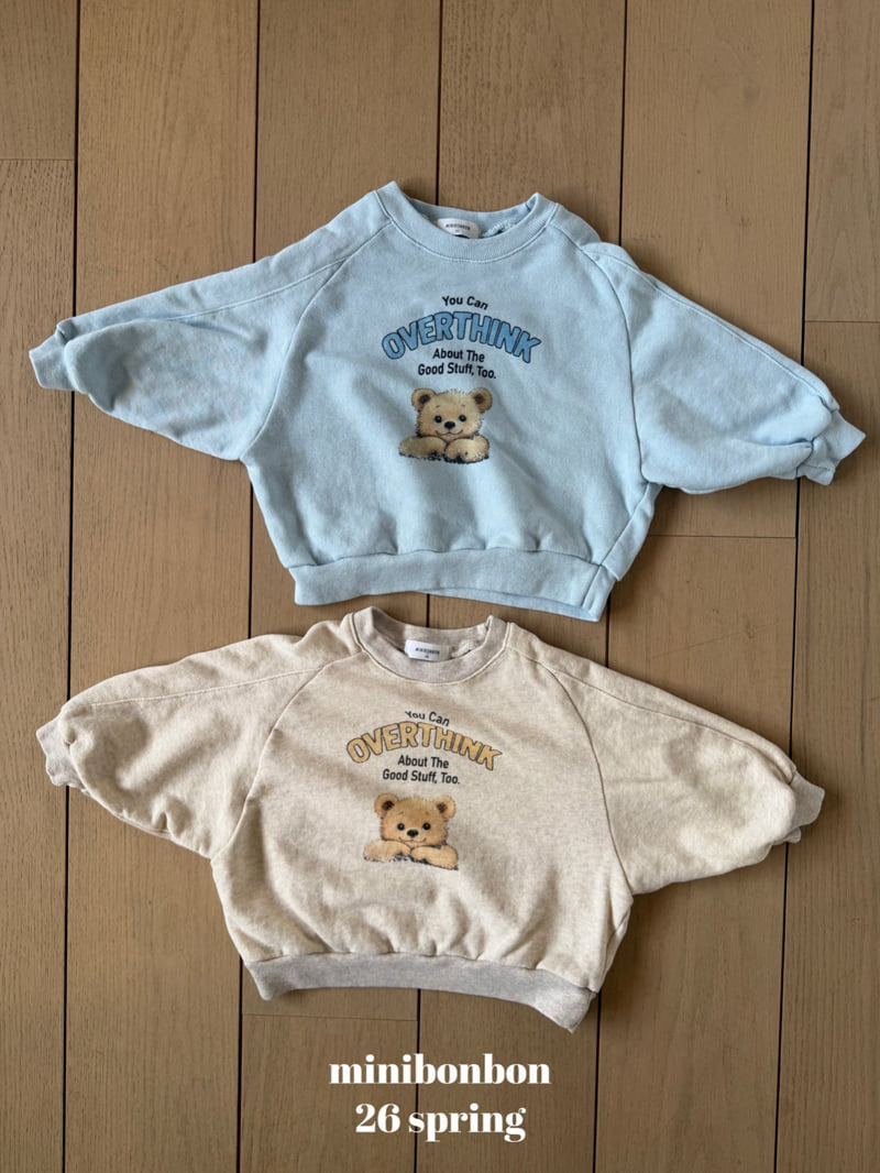 Mini Bongbong - Korean Children Fashion - #kidzfashiontrend - Smiling Bear Sweatshirt