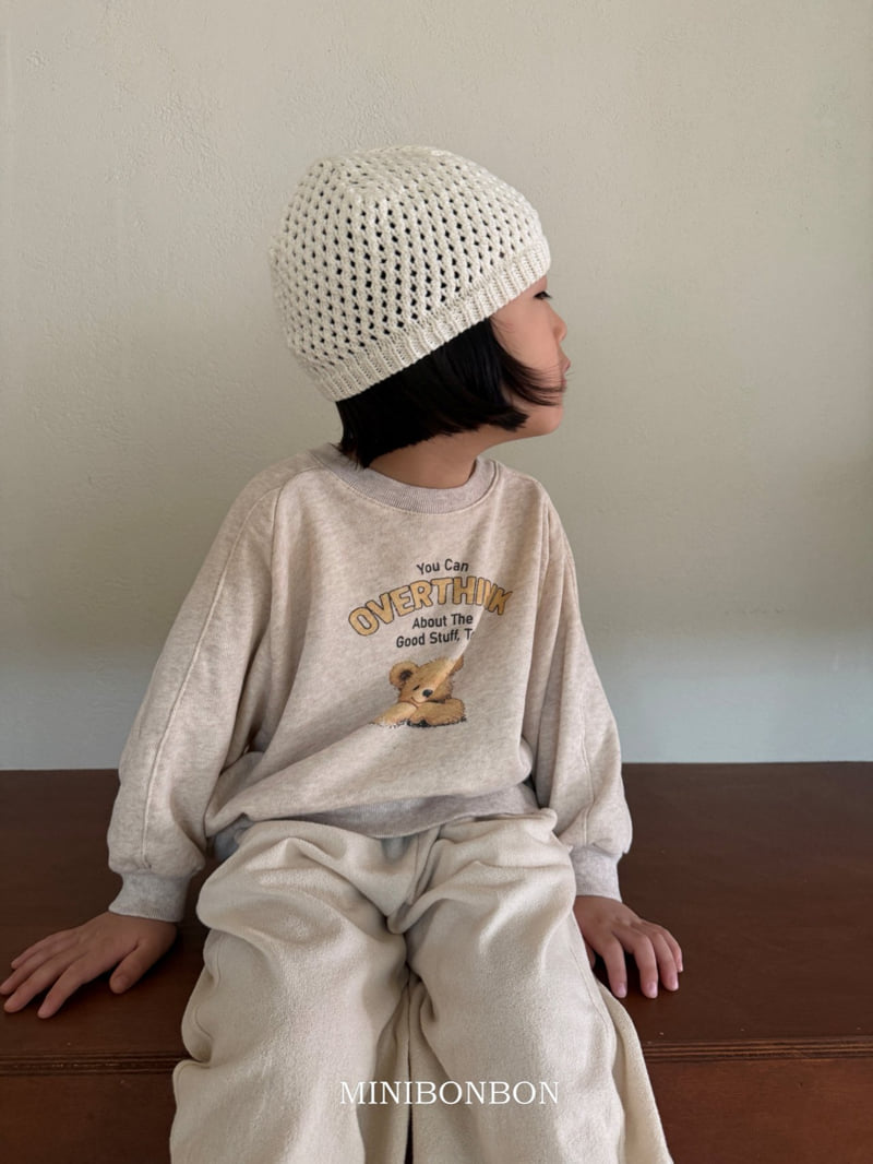 Mini Bongbong - Korean Children Fashion - #littlefashionista - Smiling Bear Sweatshirt - 3