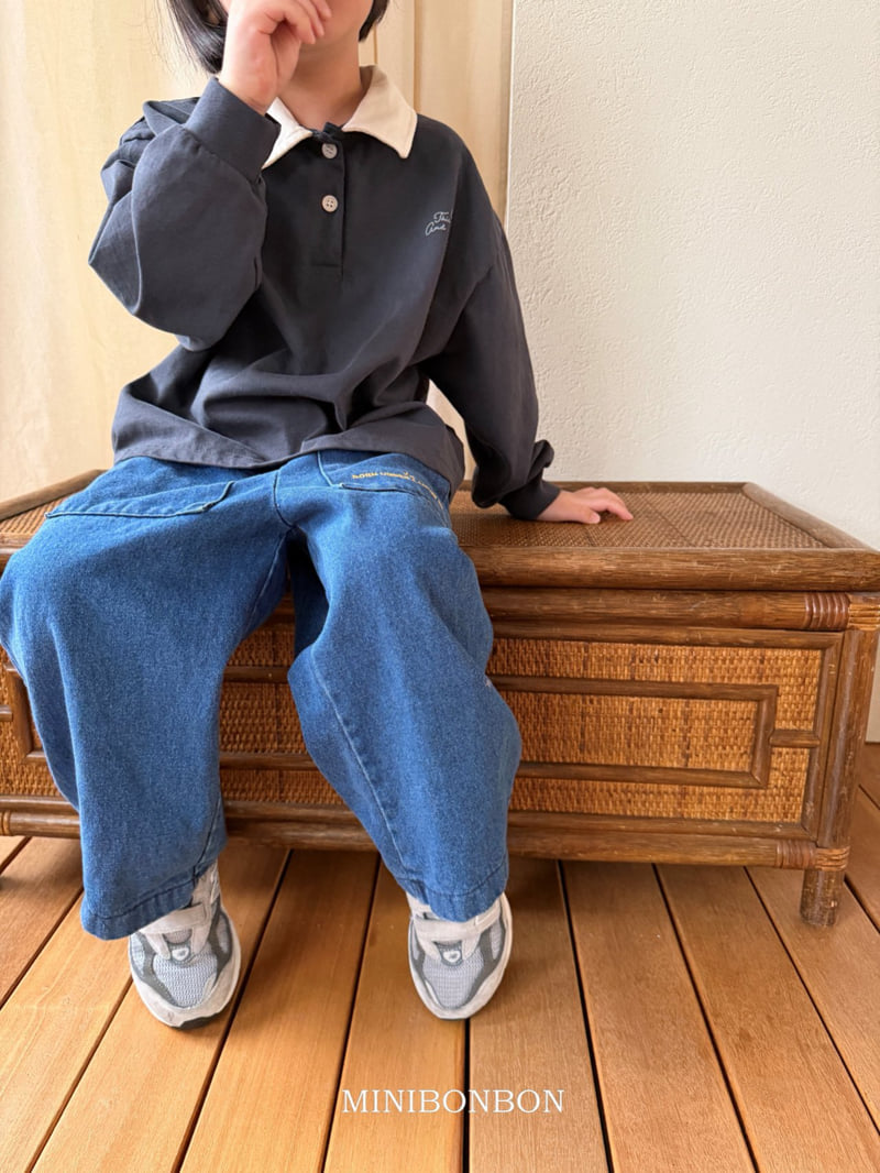 Mini Bongbong - Korean Children Fashion - #magicofchildhood - Lucky Star Denim Pants - 6