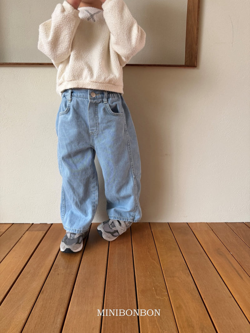 Mini Bongbong - Korean Children Fashion - #magicofchildhood - Plus Denim Pants - 8