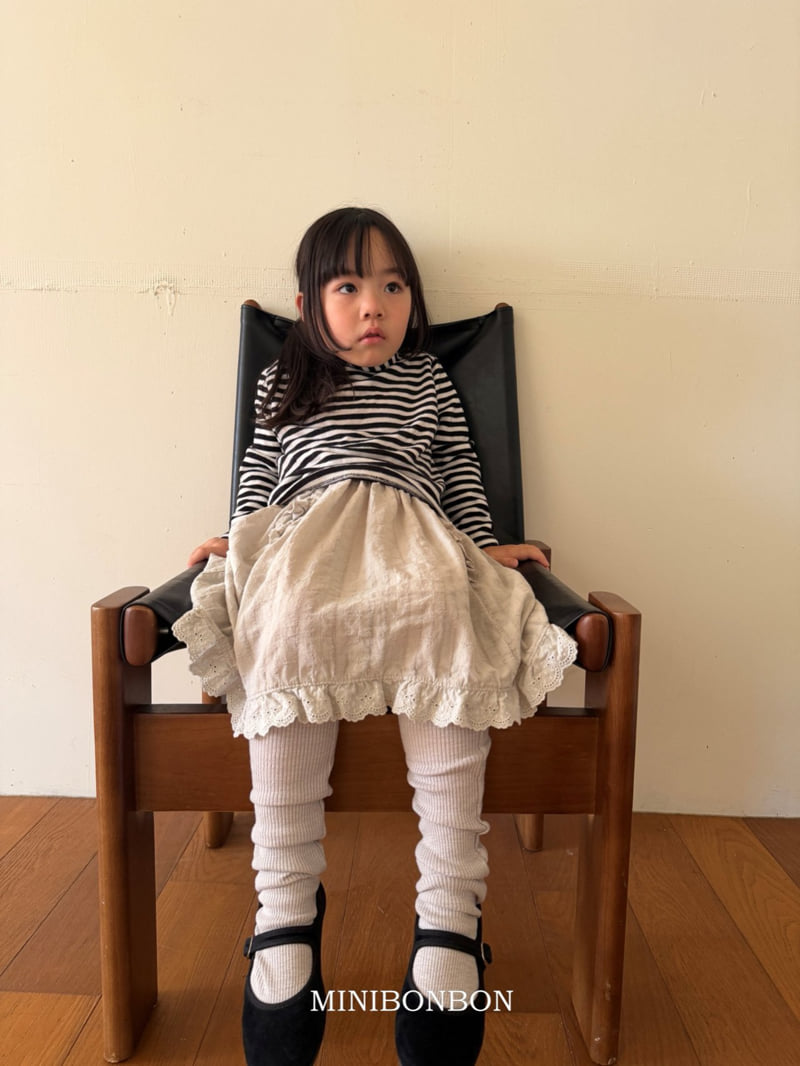 Mini Bongbong - Korean Children Fashion - #magicofchildhood - White Skirt - 11