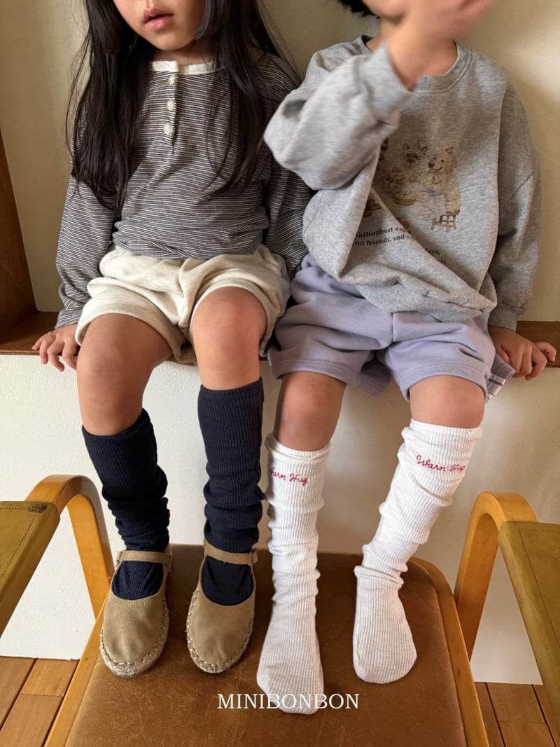 Mini Bongbong - Korean Children Fashion - #minifashionista - Plain Tee - 12