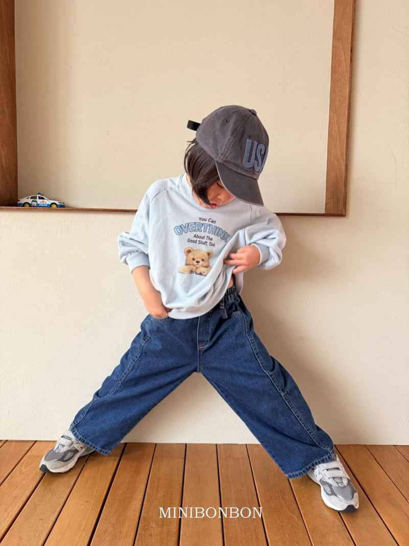 Mini Bongbong - Korean Children Fashion - #minifashionista - Smiling Bear Sweatshirt - 5