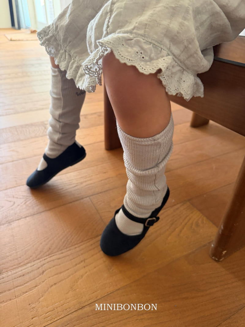 Mini Bongbong - Korean Children Fashion - #minifashionista - Hug Ribbed Socks - 9