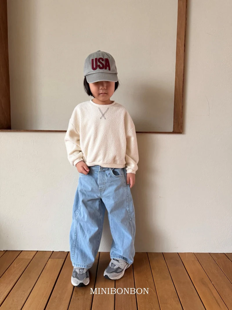 Mini Bongbong - Korean Children Fashion - #prettylittlegirls - Plus Denim Pants - 10