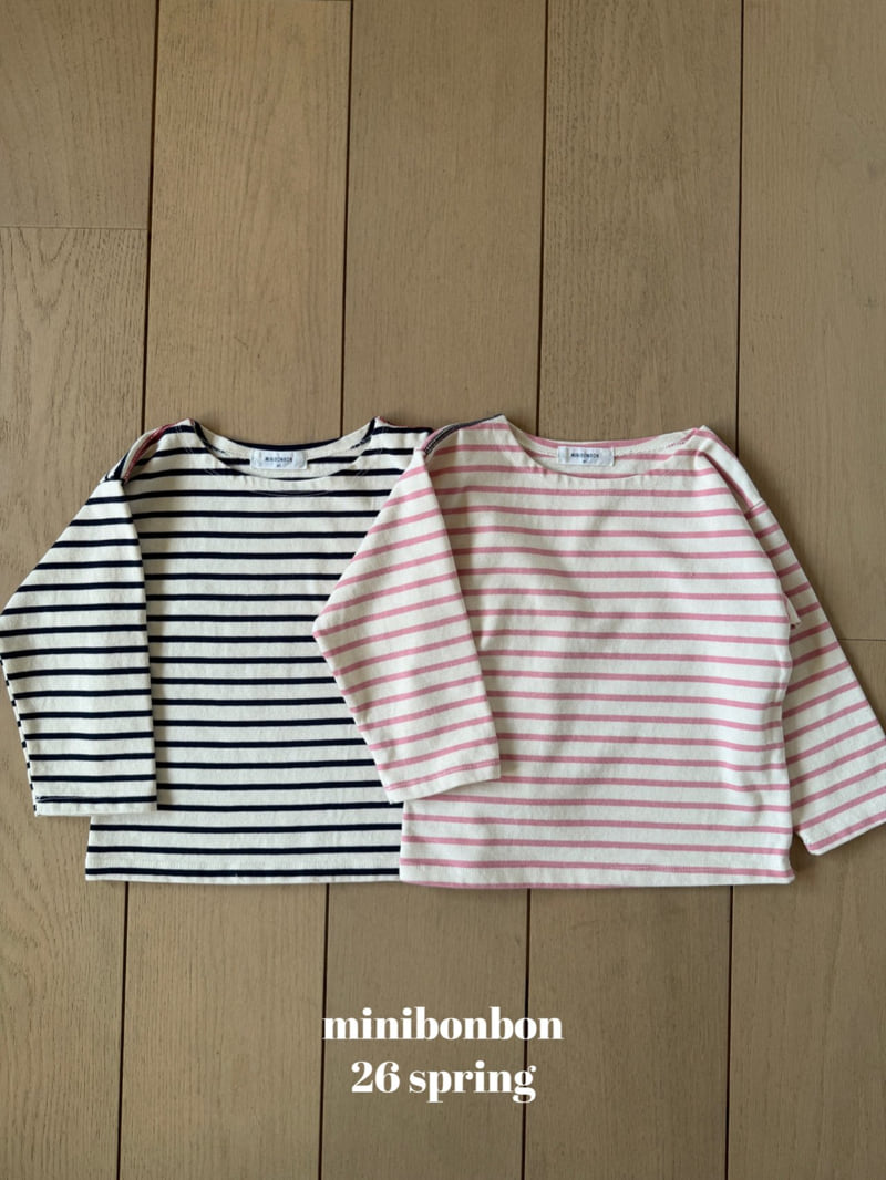 Mini Bongbong - Korean Children Fashion - #prettylittlegirls - Point Stripe Tee