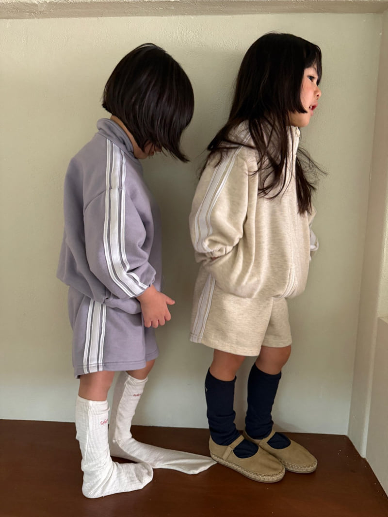 Mini Bongbong - Korean Children Fashion - #todddlerfashion - Track Zip-up - 10