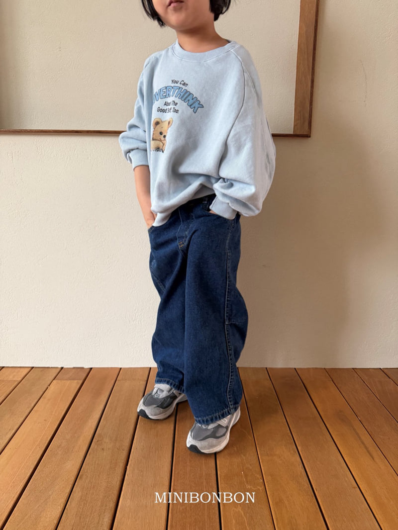 Mini Bongbong - Korean Children Fashion - #todddlerfashion - Smiling Bear Sweatshirt - 7