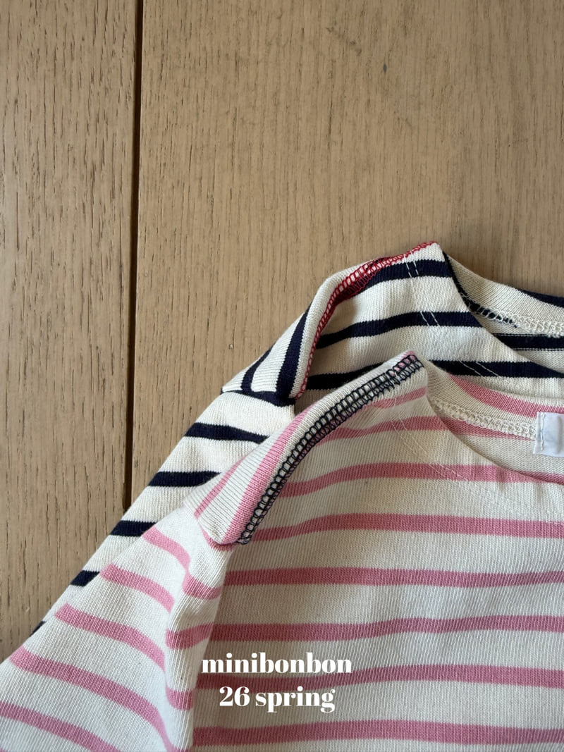 Mini Bongbong - Korean Children Fashion - #toddlerclothing - Point Stripe Tee - 3