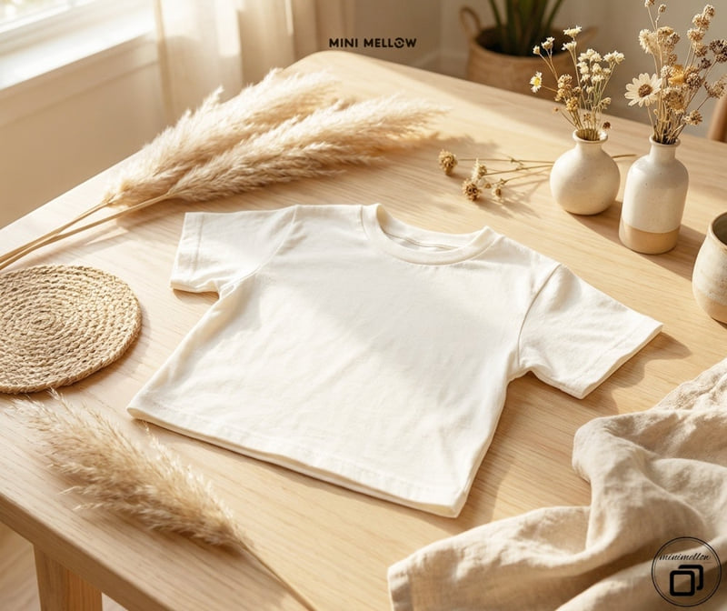 Mini Mellow - Korean Children Fashion - #childofig - Mme Wide Short Sleeve Tee - 9