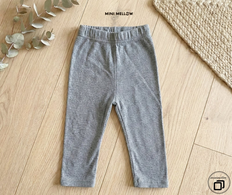 Mini Mellow - Korean Children Fashion - #prettylittlegirls - Mme Ribbed Leggings - 4
